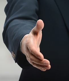 Businessman Offering Handshake